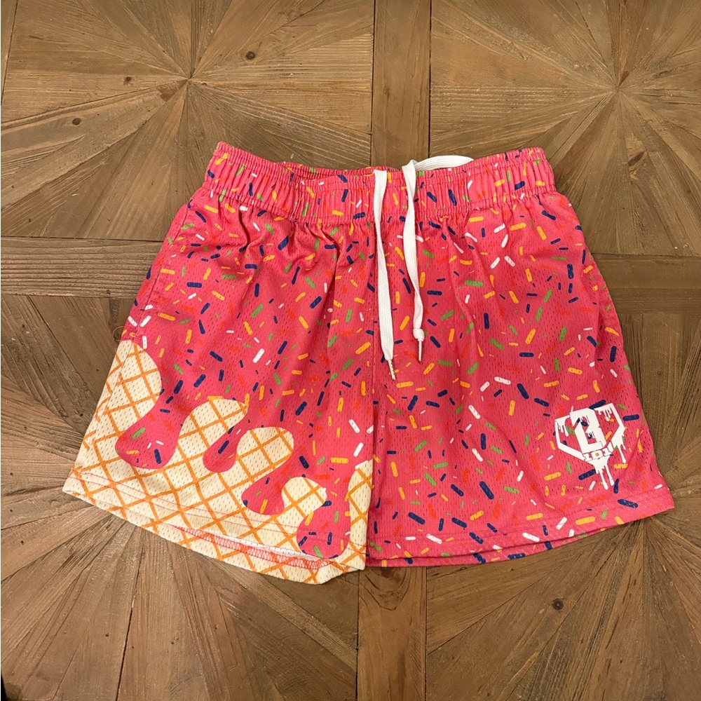 Baseball Lifestyle 101 Ice Cream Shorts Strawberry